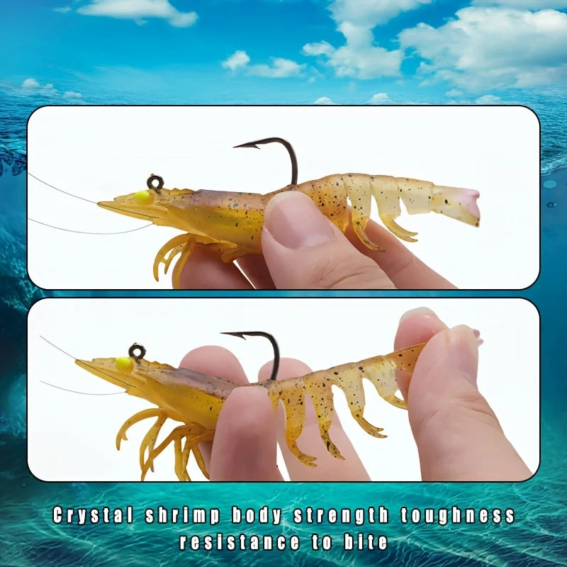 Ensemble De 3 Jigs De Pêche Pré-Assemblés En TPE — photo 3