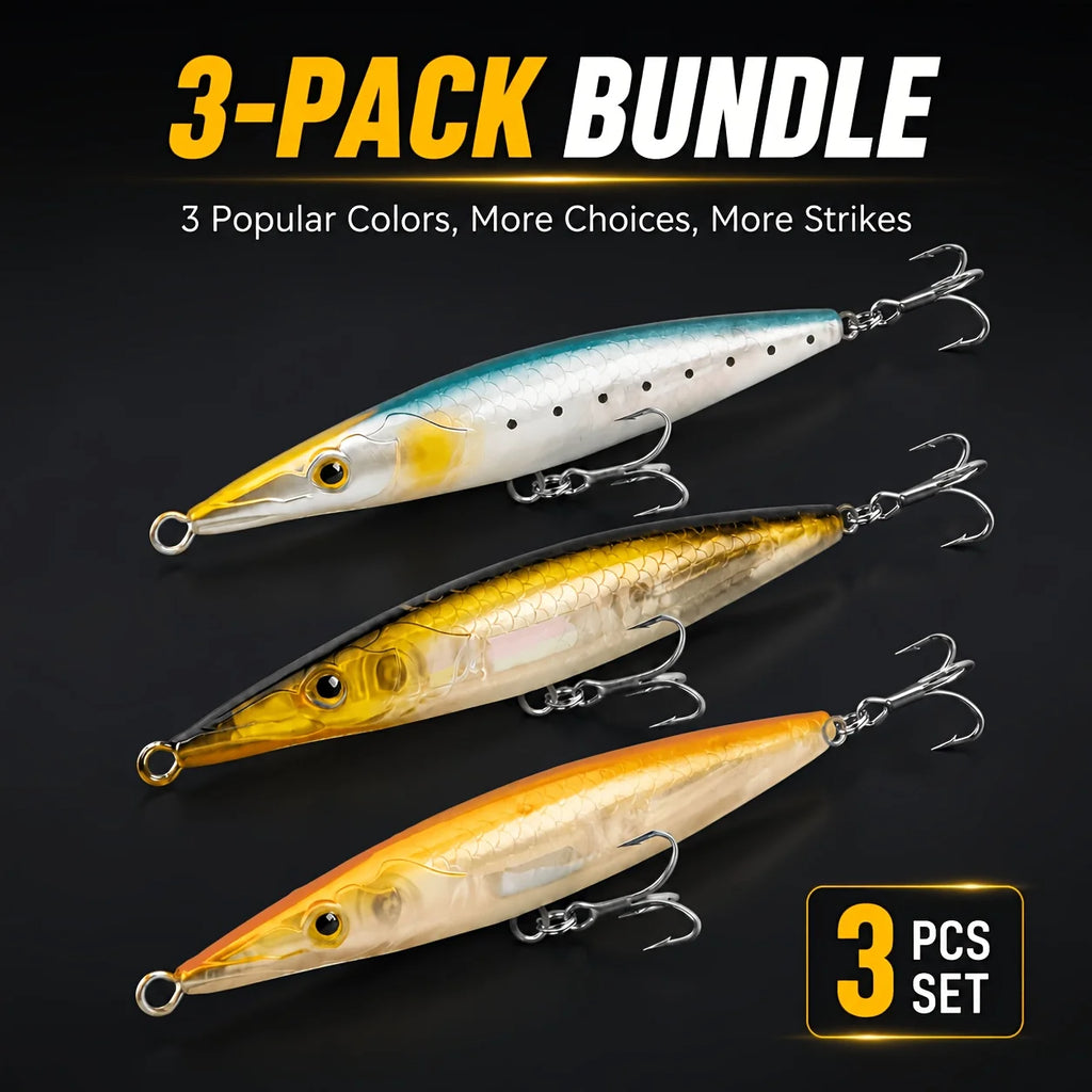 Ensemble De 3 Leurres Jerkbait Flottants — photo 7