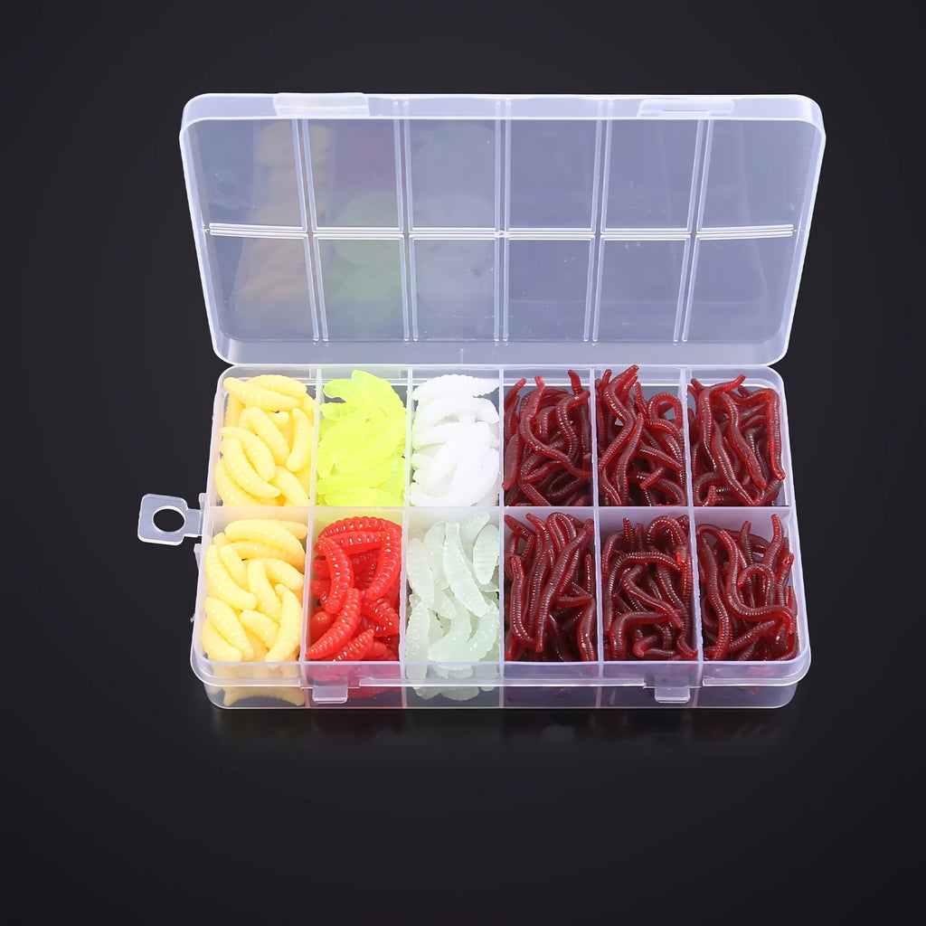Ensemble De 360 Leurres Souples Multicolores Pour Pêche — photo 6