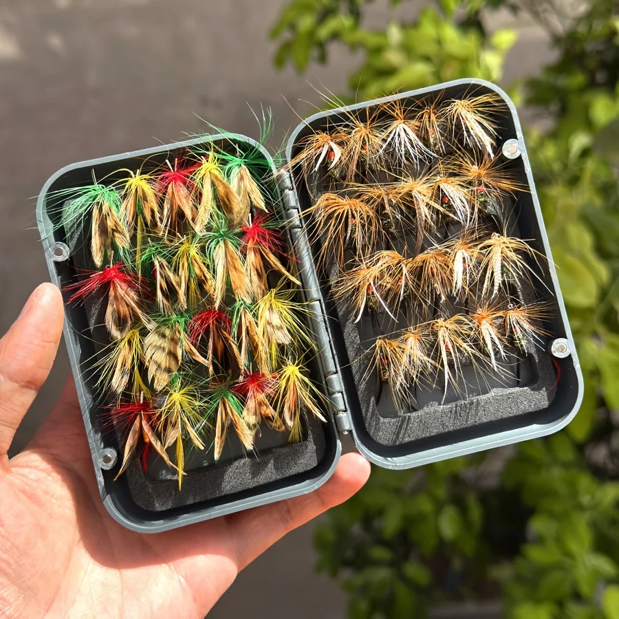 Ensemble De 40 Leurres De Pêche À La Mouche