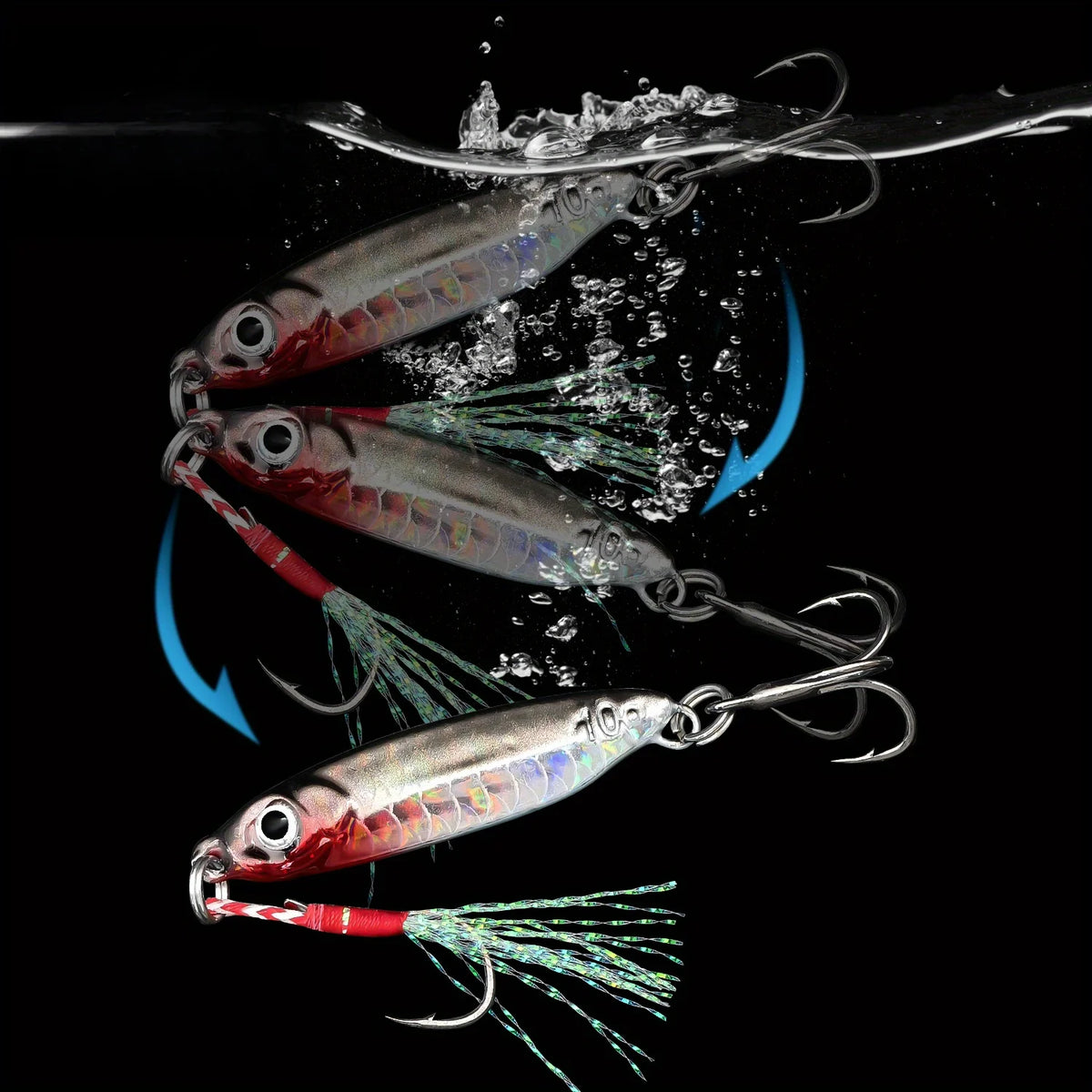 Ensemble de 5 Leurres Métal VIB pour Pêche — photo 3