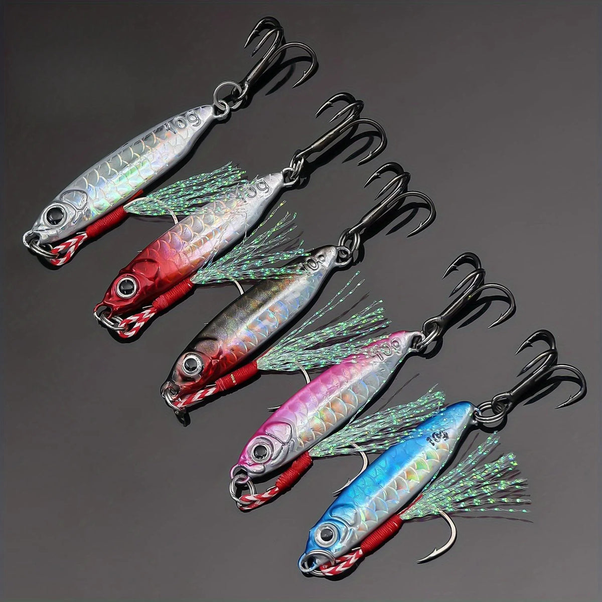 Ensemble de 5 Leurres Métal VIB pour Pêche — photo 4
