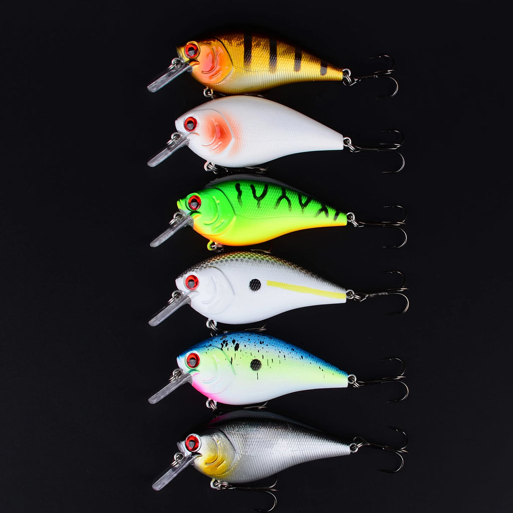 Ensemble De 6 Leurres Flottants Crankbait Pour Pêche — photo 4