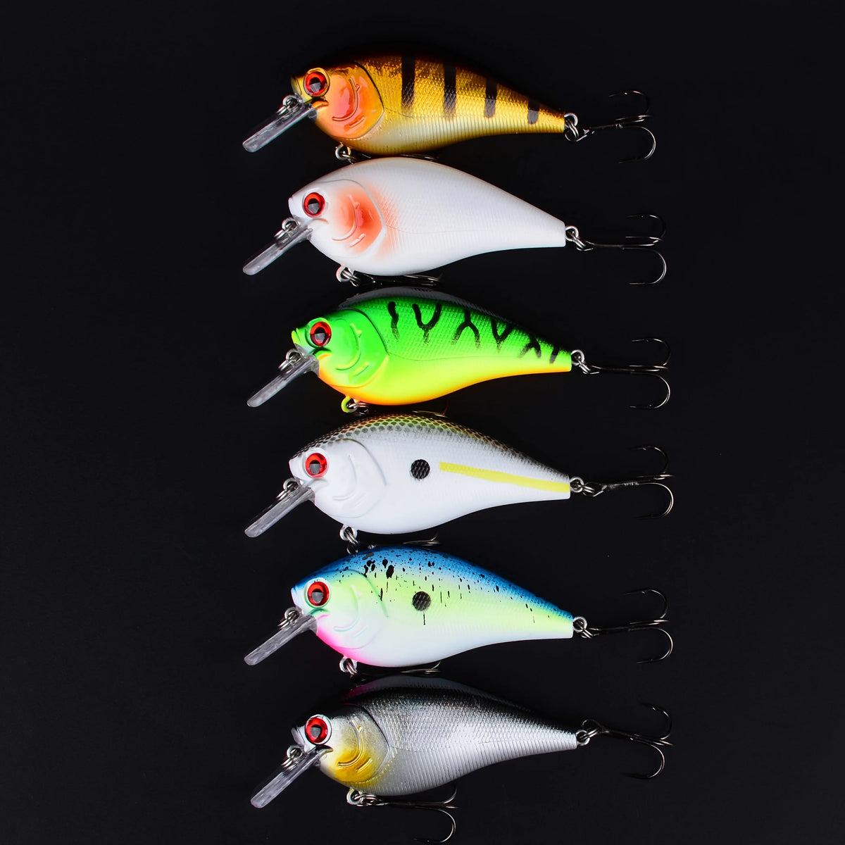 Ensemble De 6 Leurres Flottants Crankbait Pour Pêche — photo 4