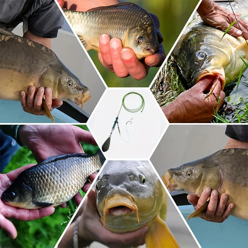 Ensemble De Rigs De Pêche Au Barbeau Avec Plomb — photo 3