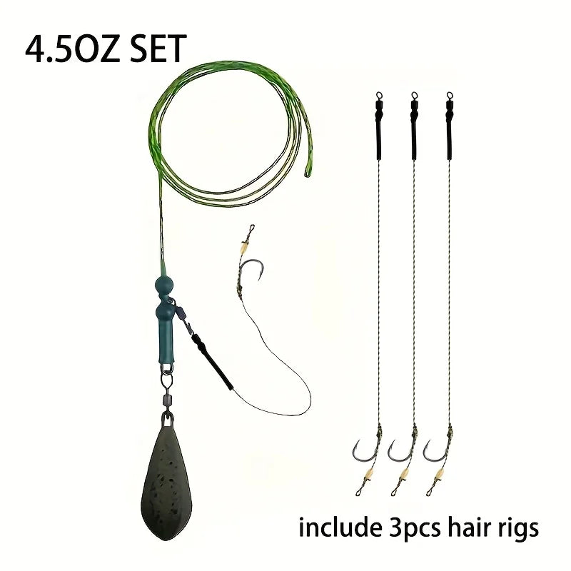 Ensemble De Rigs De Pêche Au Barbeau Avec Plomb — Ensemble 4,5 oz, photo 5