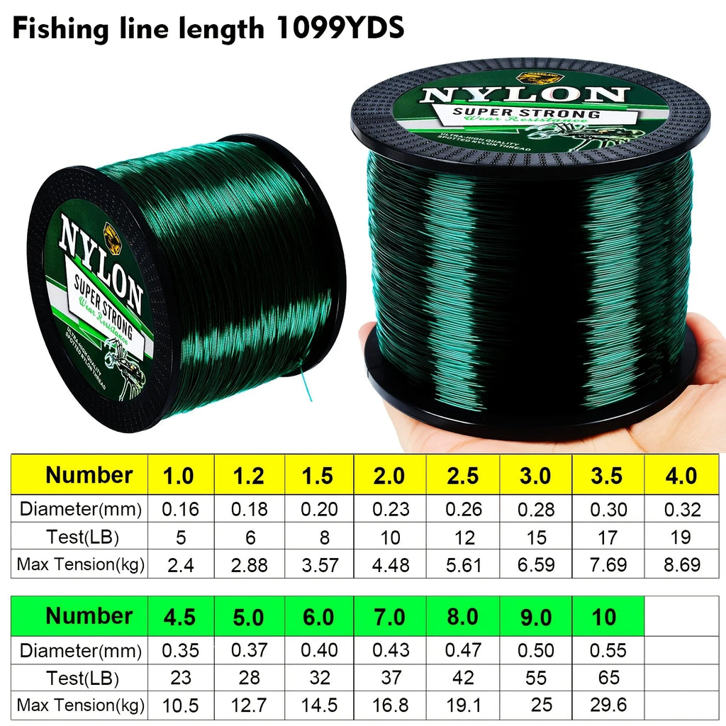 Fil de Pêche en Nylon Monofilament Durable — photo 5