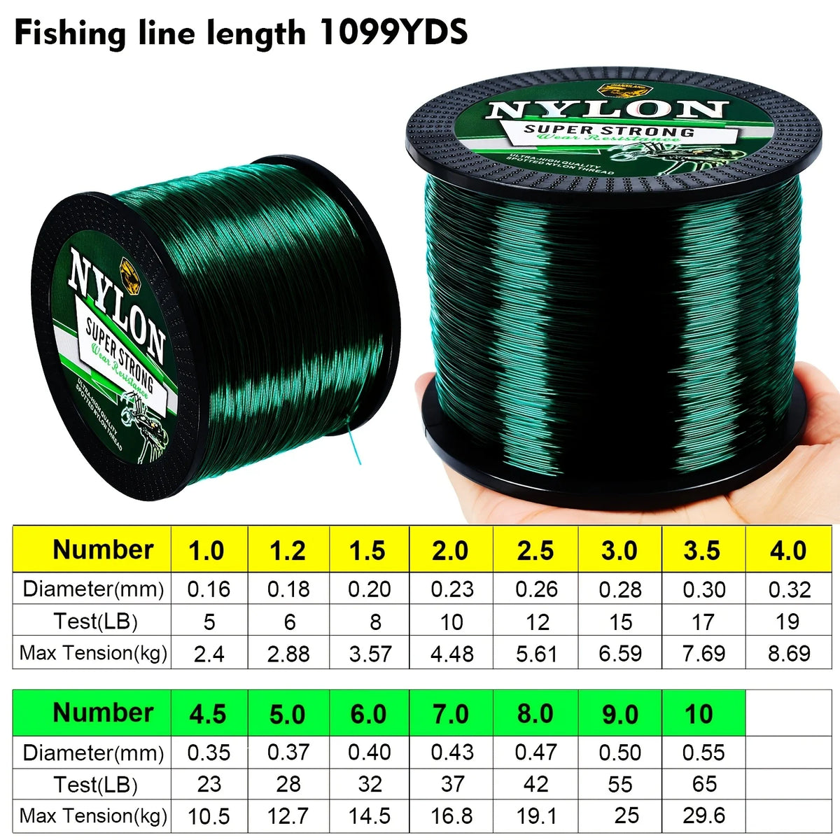 Fil de Pêche en Nylon Monofilament Durable — photo 5