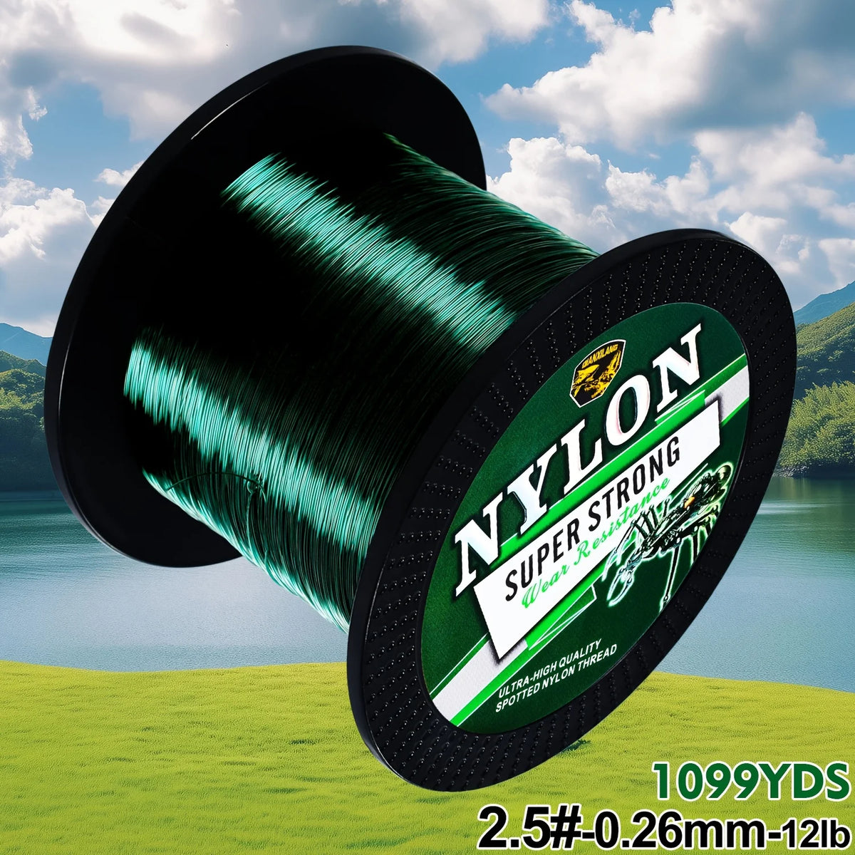 Fil de Pêche en Nylon Monofilament Durable — Fil 2.5# 0.26 mm 5,44 kg, photo 11