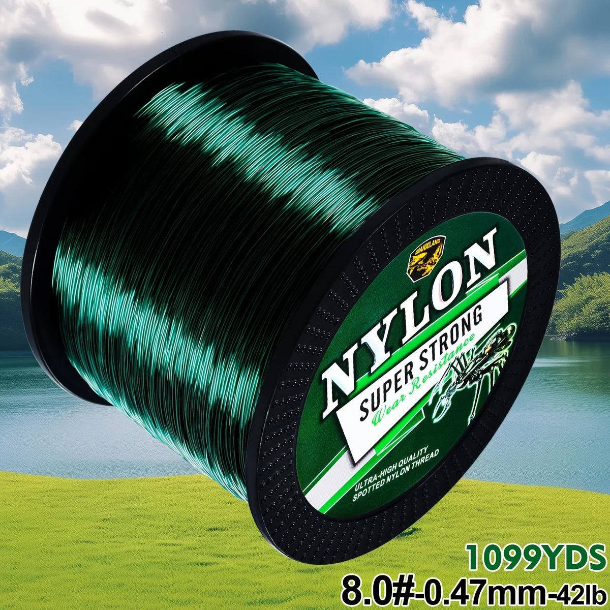 Fil de Pêche en Nylon Monofilament Durable — Fil 8.0# 0.47 mm 19,05 kg, photo 19