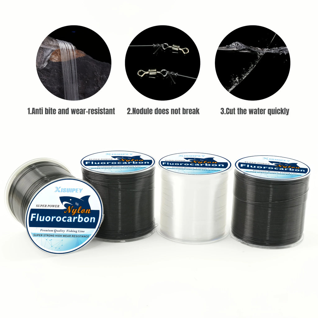 Fil De Pêche Fluorocarbone Blanc 500 M — photo 3