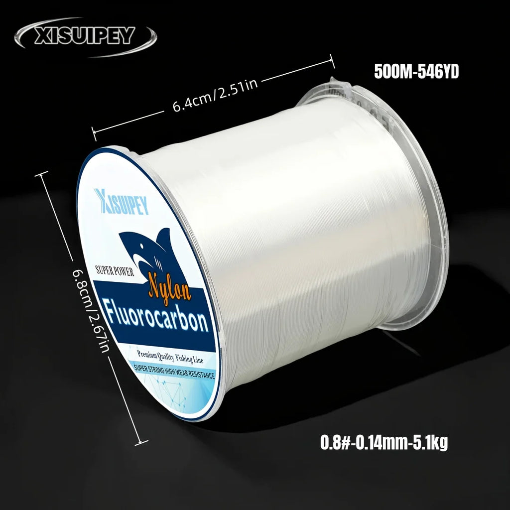 Fil De Pêche Fluorocarbone Blanc 500 M — Diamètre 0,14 mm - Résistance 5,1 kg, photo 10