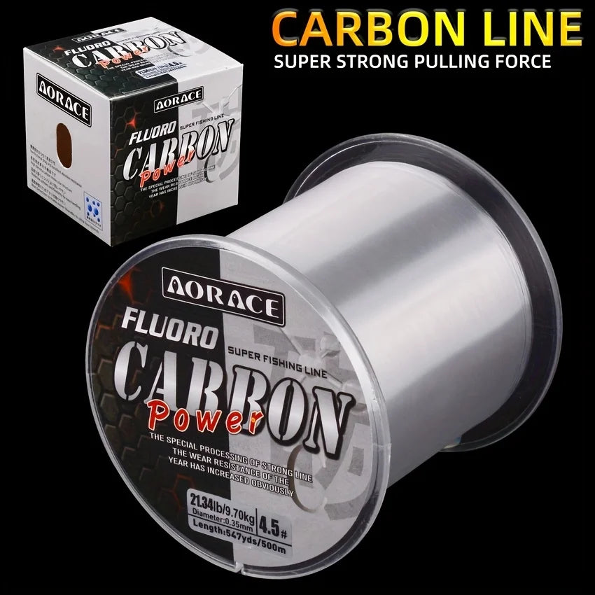 Fil de Pêche Fluorocarbone Transparent 500 M