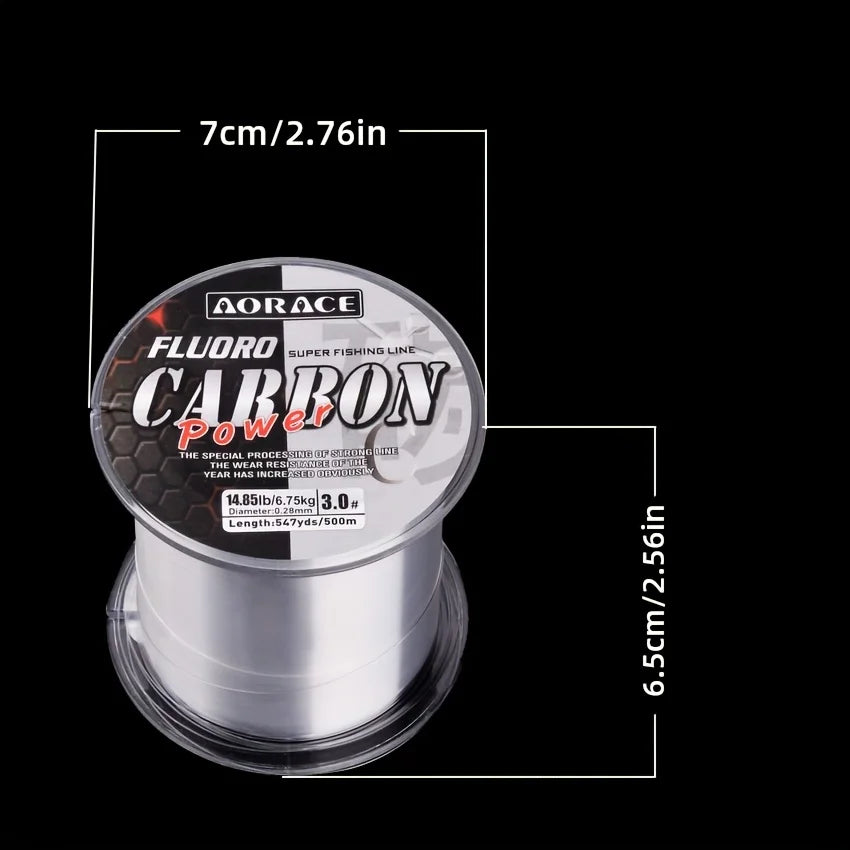 Fil de Pêche Fluorocarbone Transparent 500 M — photo 2