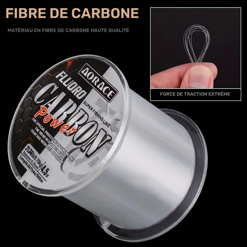 Fil de Pêche Fluorocarbone Transparent 500 M — photo 5