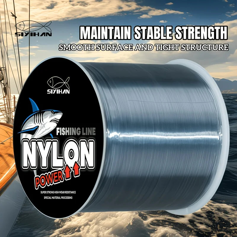 Fil De Pêche Nylon Gris Transparent 500 M