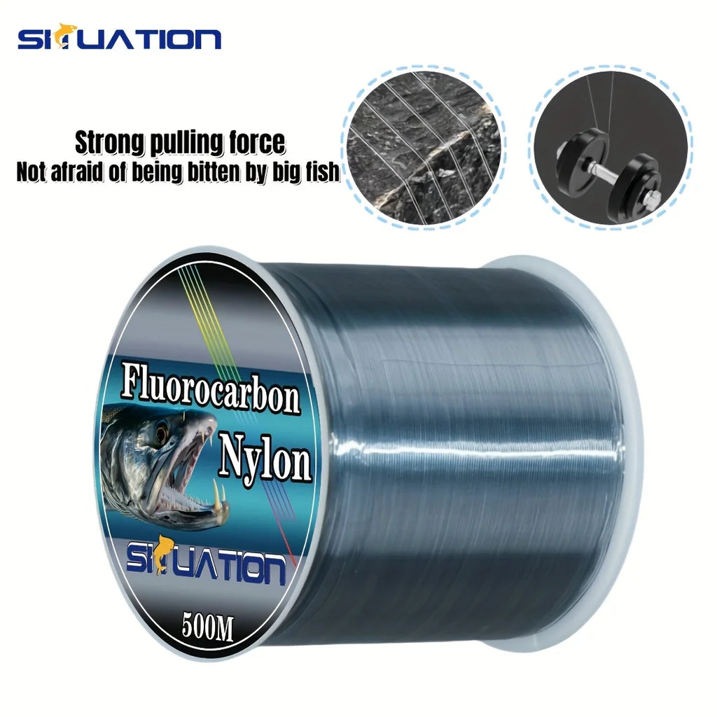 Fil De Pêche Nylon Revêtu De Carbone 500 M — photo 5