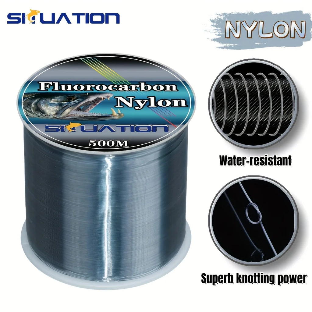 Fil De Pêche Nylon Revêtu De Carbone 500 M — photo 6