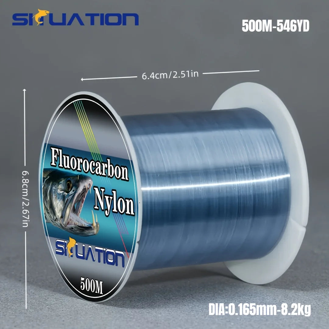 Fil De Pêche Nylon Revêtu De Carbone 500 M — photo 10