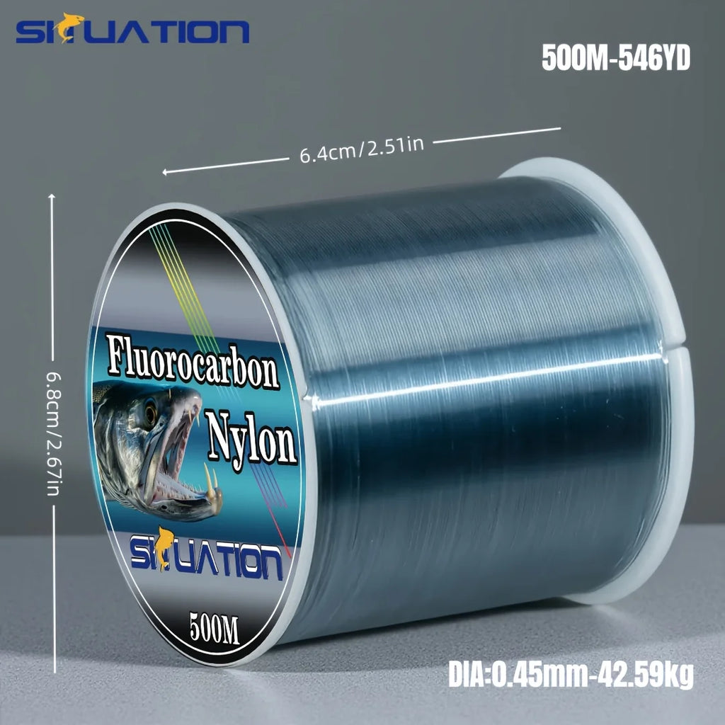 Fil De Pêche Nylon Revêtu De Carbone 500 M — photo 17