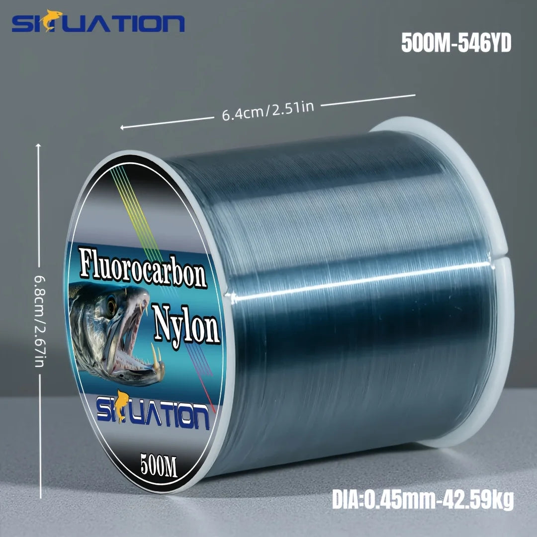 Fil De Pêche Nylon Revêtu De Carbone 500 M — photo 17