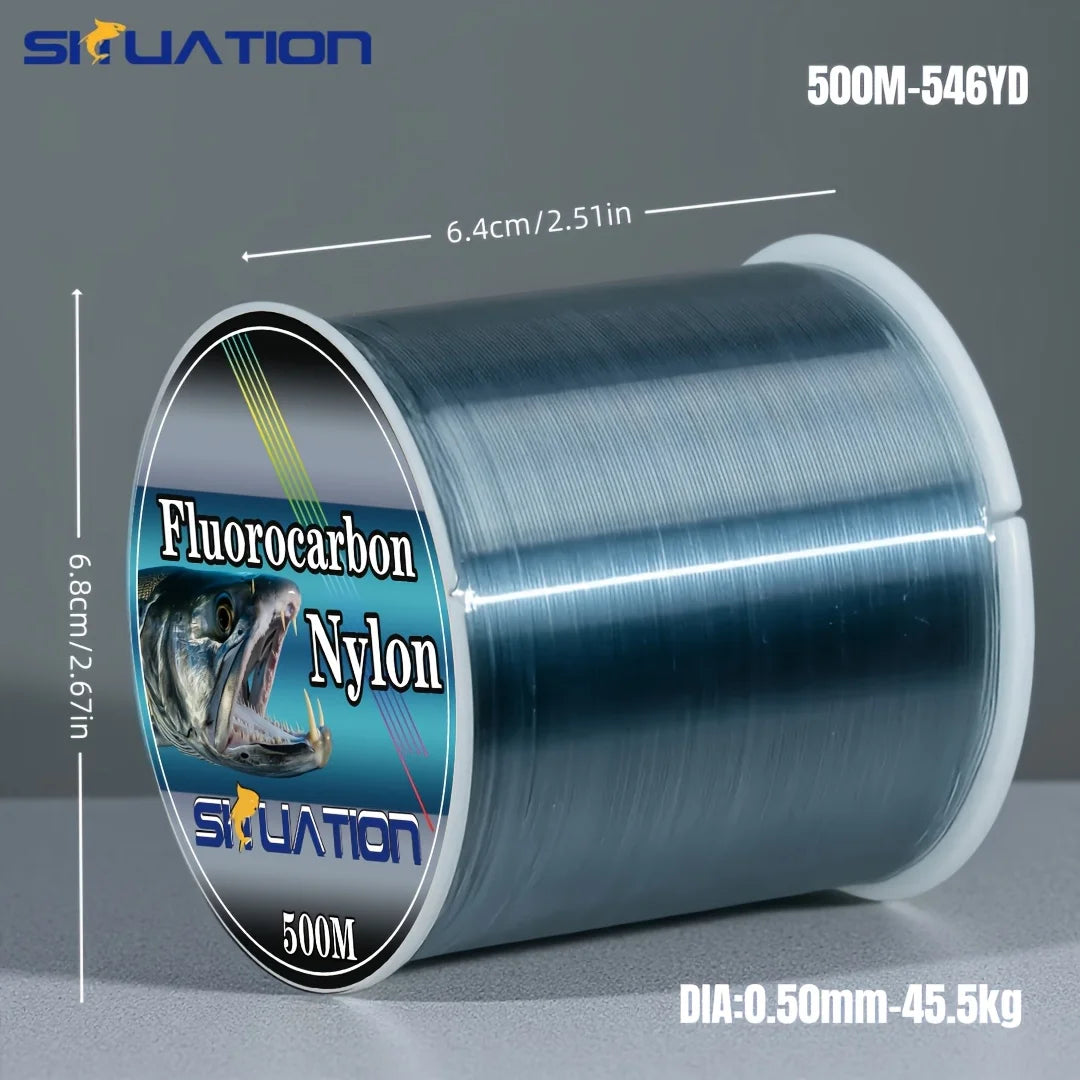 Fil De Pêche Nylon Revêtu De Carbone 500 M — photo 18