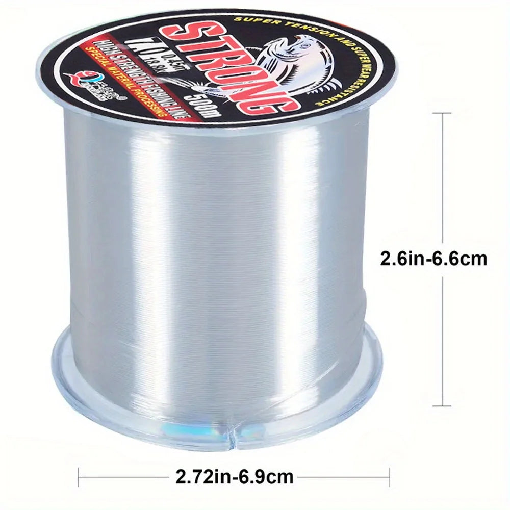 Fil de Pêche Transparent en Nylon 500 M — illustration 2 Image