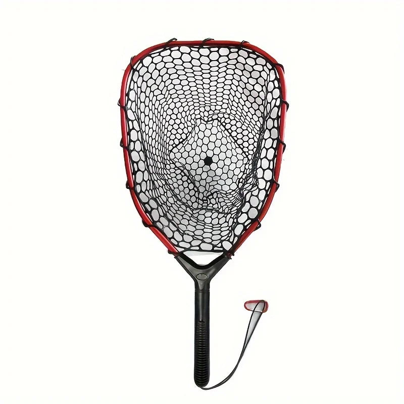 Filet de Pêche Léger en Aluminium et Silicone — Rouge, photo 2