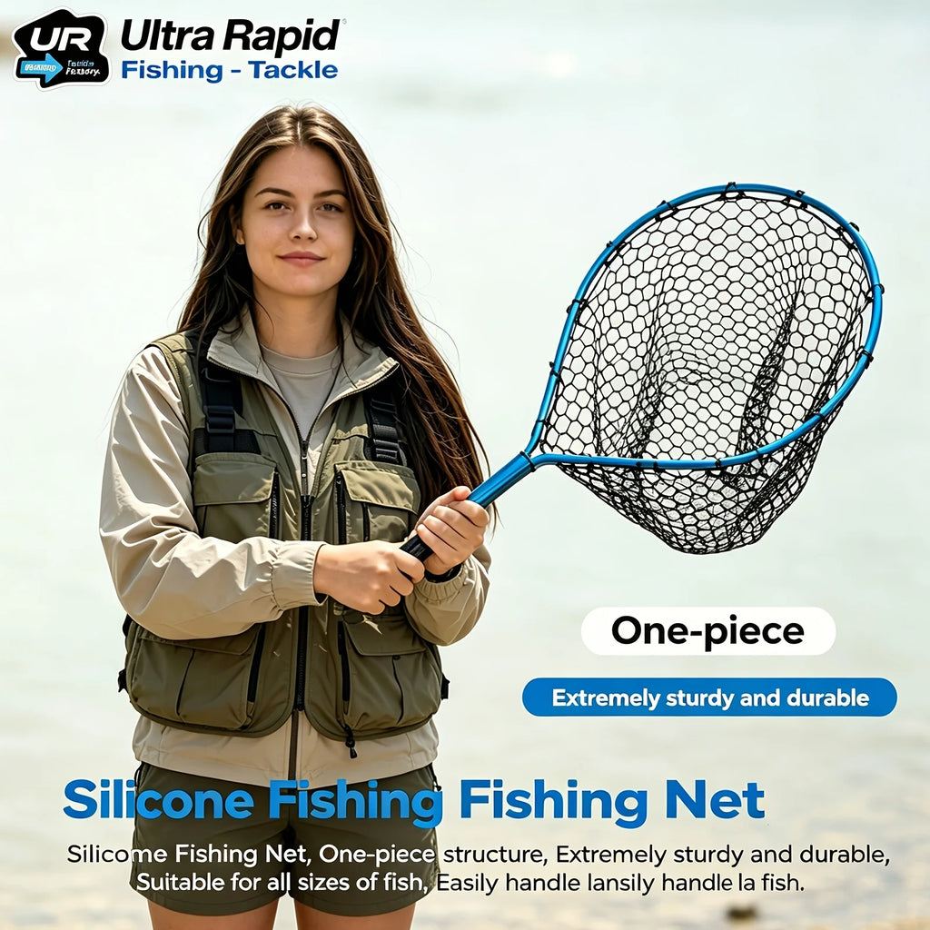 Filet de Pêche Léger en Silicone 70 Cm — photo 5
