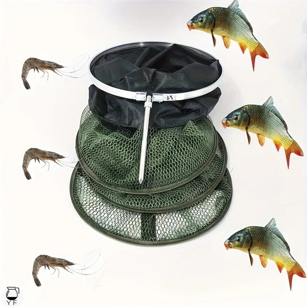 Filet De Pêche Pliable En Nylon Vert — illustration 1 Image