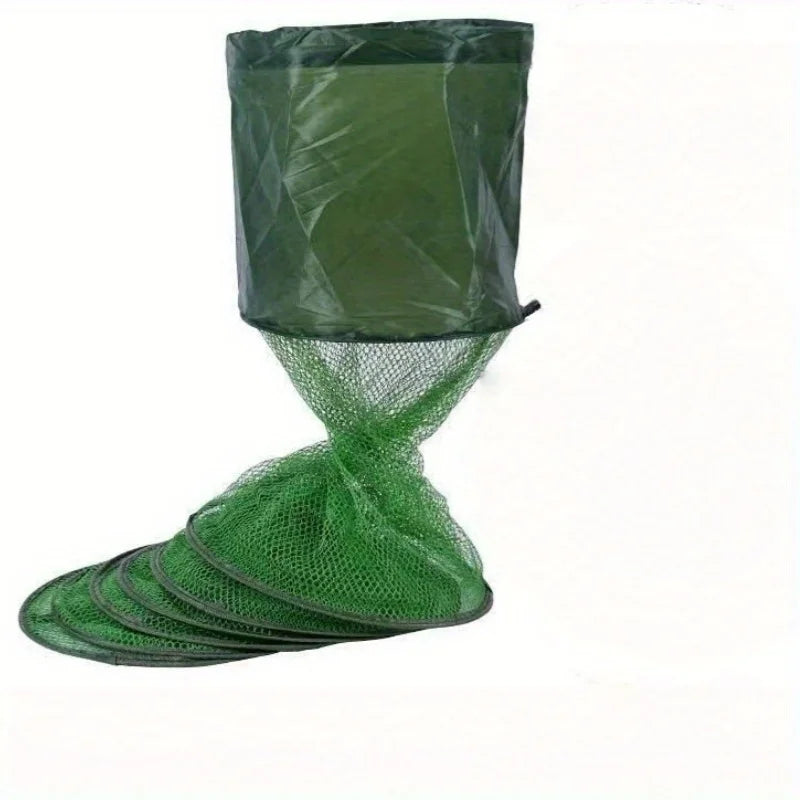 Filet De Pêche Pliable En Nylon Vert — illustration 3 Image