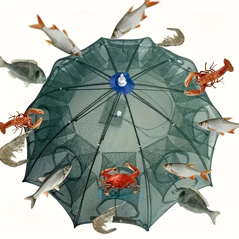 Filet De Pêche Pliable En PE Pour Crabes Et Crevettes