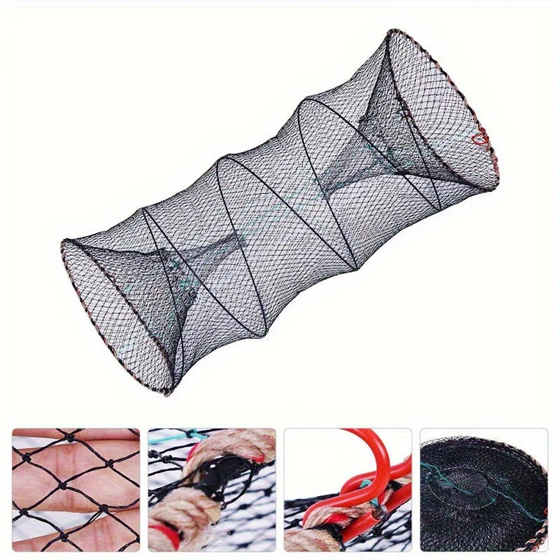 Filets de Pêche Pliables en Nylon avec Cadre Spirale — photo 6