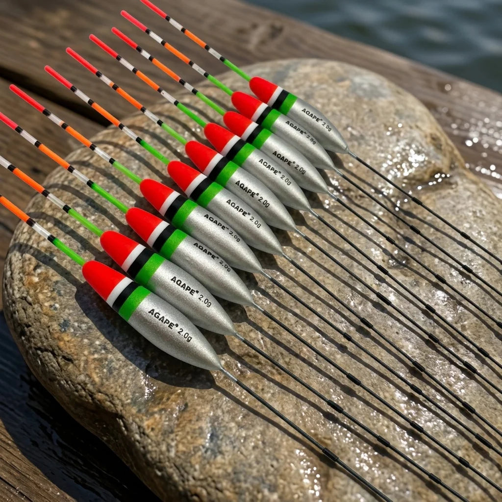 Flotteur de Pêche en Bois de Balsa Vertical — illustration 1 Image