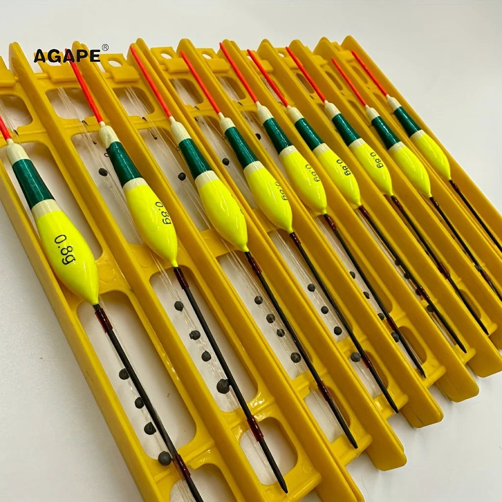 Flotteur De Pêche En Bois Jaune