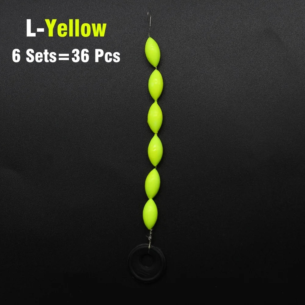 Flotteur De Pêche En Mousse 6 En 1 — Jaune L 6 Sets, photo 10