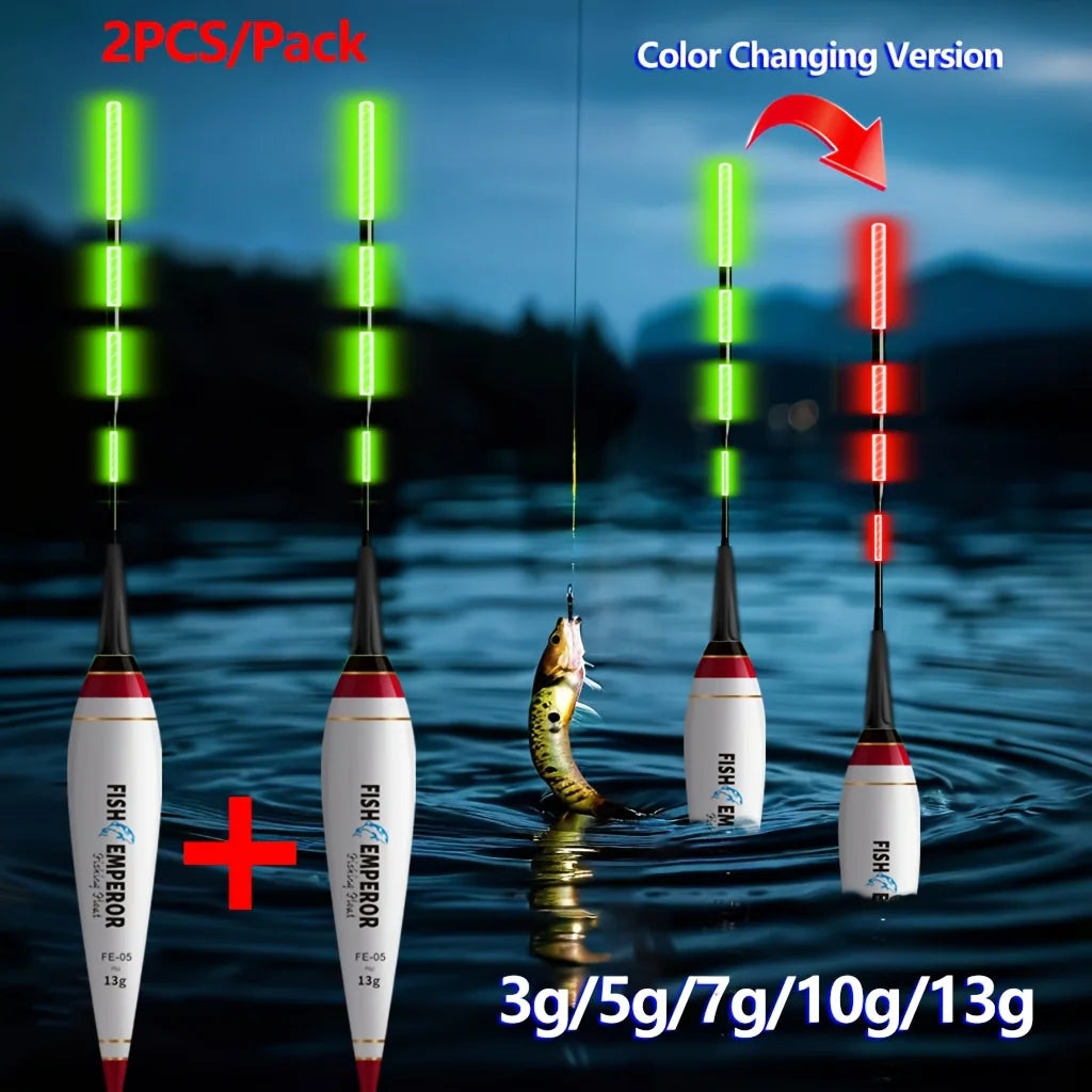 Flotteurs De Pêche Électroniques LED Sensibles Au Mordant