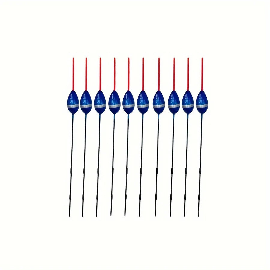 Flotteurs Verticaux en Tilleul pour Pêche à la Carpe — Bleu 0,5 g 10 Pièces, photo 7
