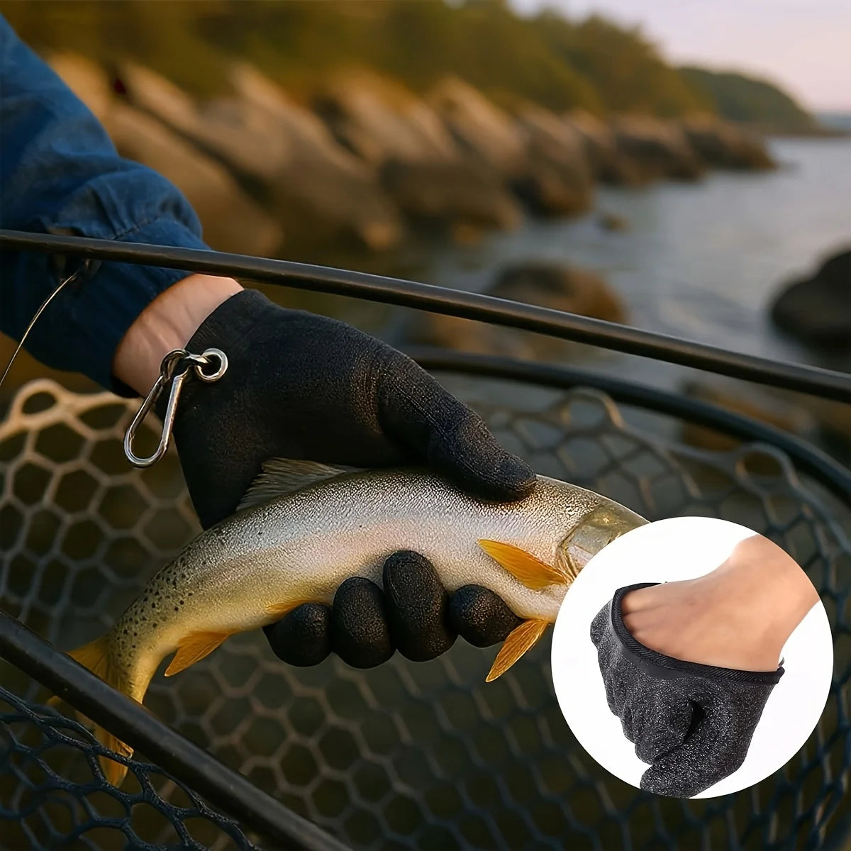 Gants de Pêche en Caoutchouc pour Main Gauche et Droite — photo 10