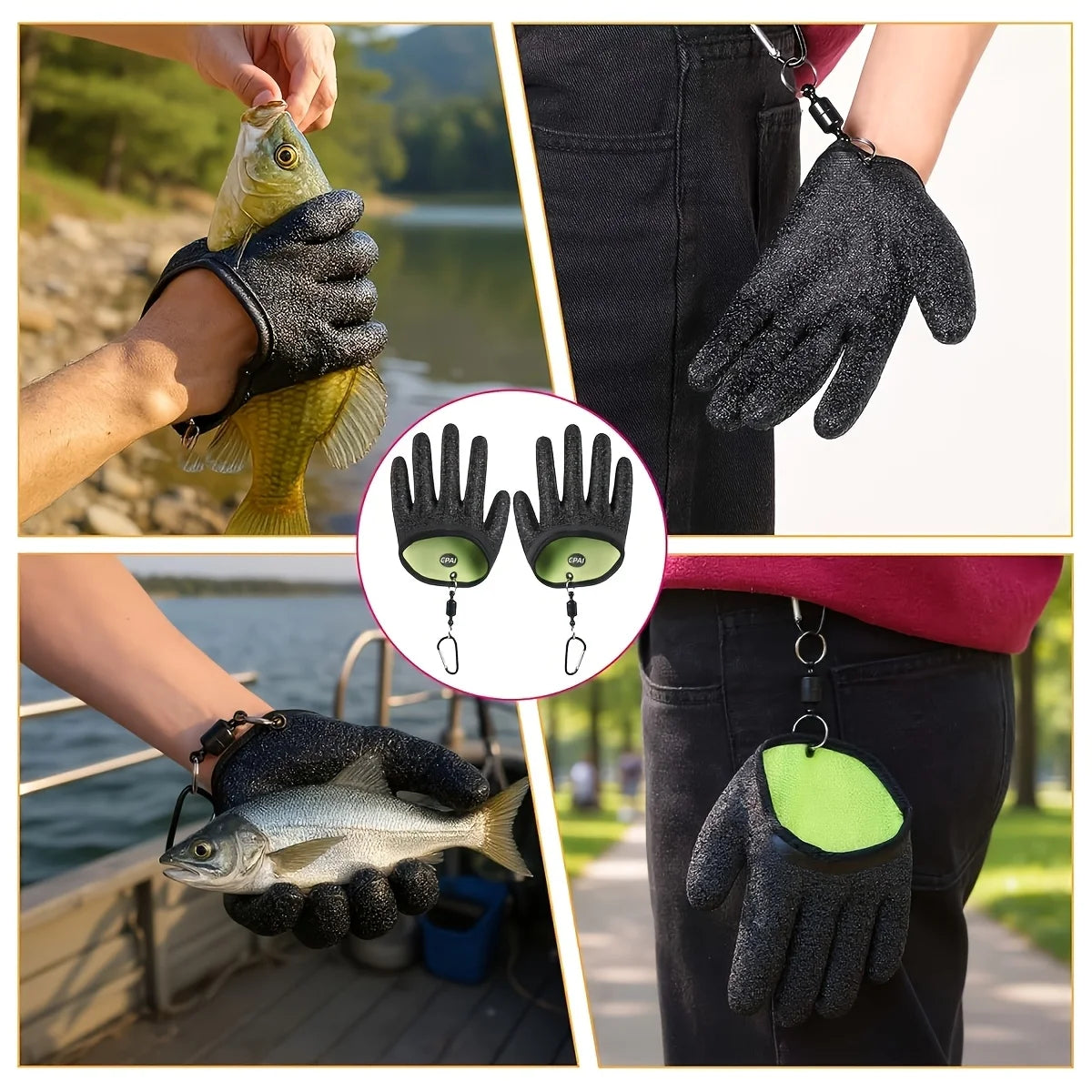 Gants de Pêche en Caoutchouc pour Main Gauche et Droite — photo 11
