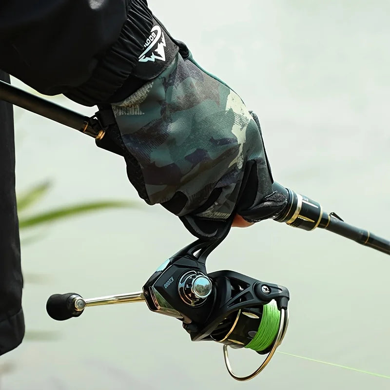 Gants de Pêche Tactiles Anti-Dérapants en Polaire — photo 6