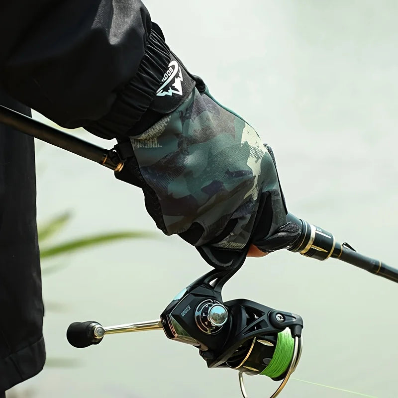 Gants de Pêche Tactiles Anti-Dérapants en Polaire — photo 15