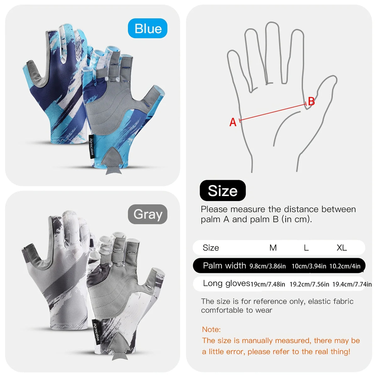 Gants Demi-Doigts Respirants en Cuir PU — photo 5