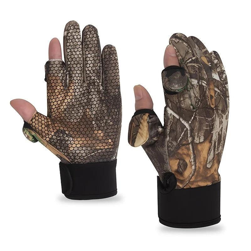 Gants Sans Doigts Légers en Polyester — photo 2