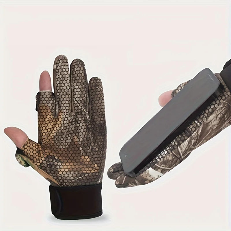 Gants Sans Doigts Légers en Polyester — illustration 2 Image