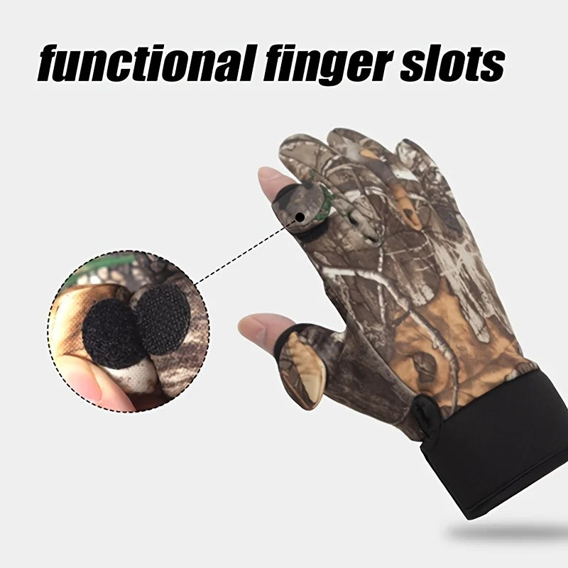 Gants Sans Doigts Légers en Polyester — illustration 3 Image