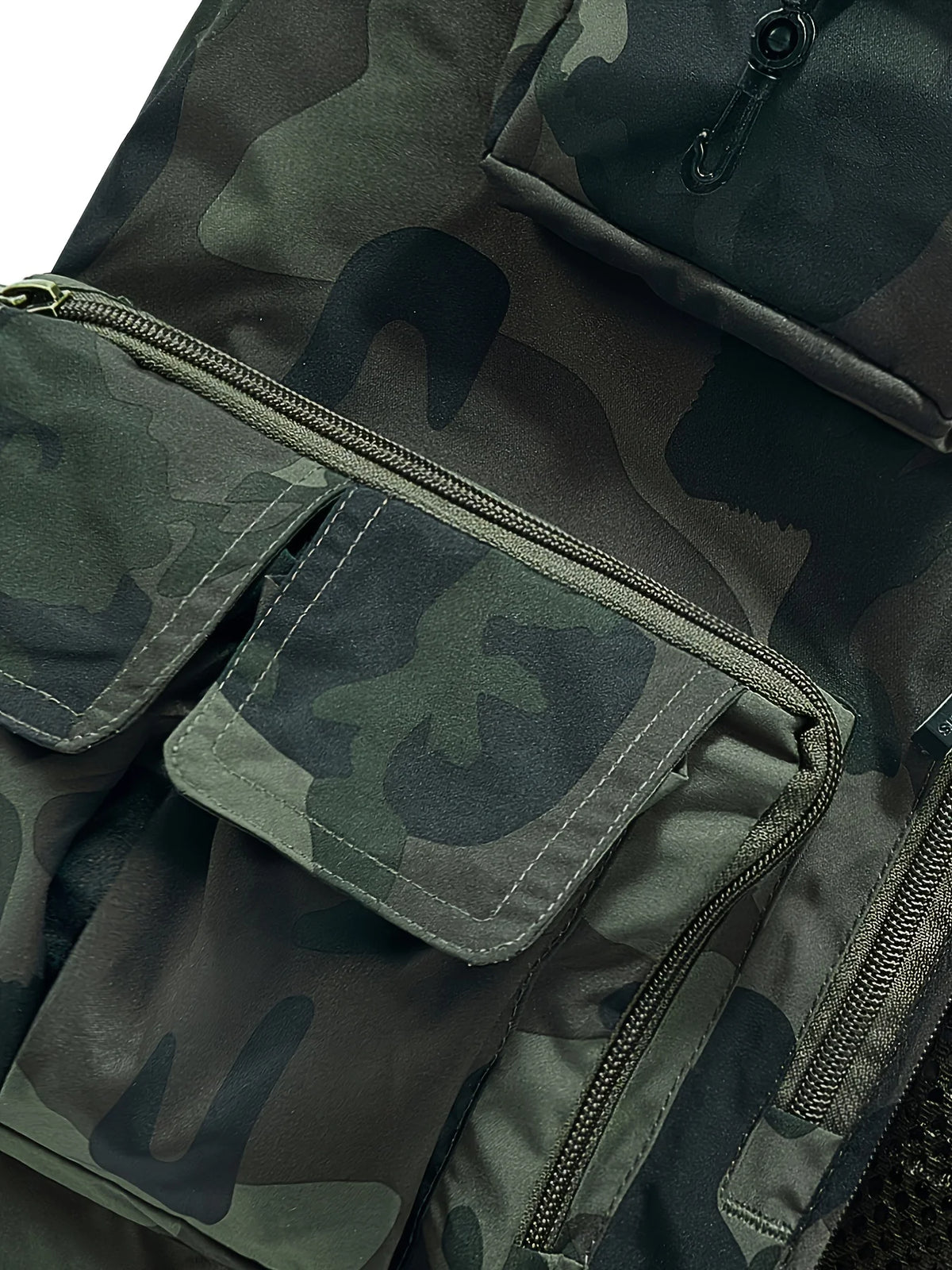 Gilet De Pêche Camouflage Multi-Poches En Maille — photo 6