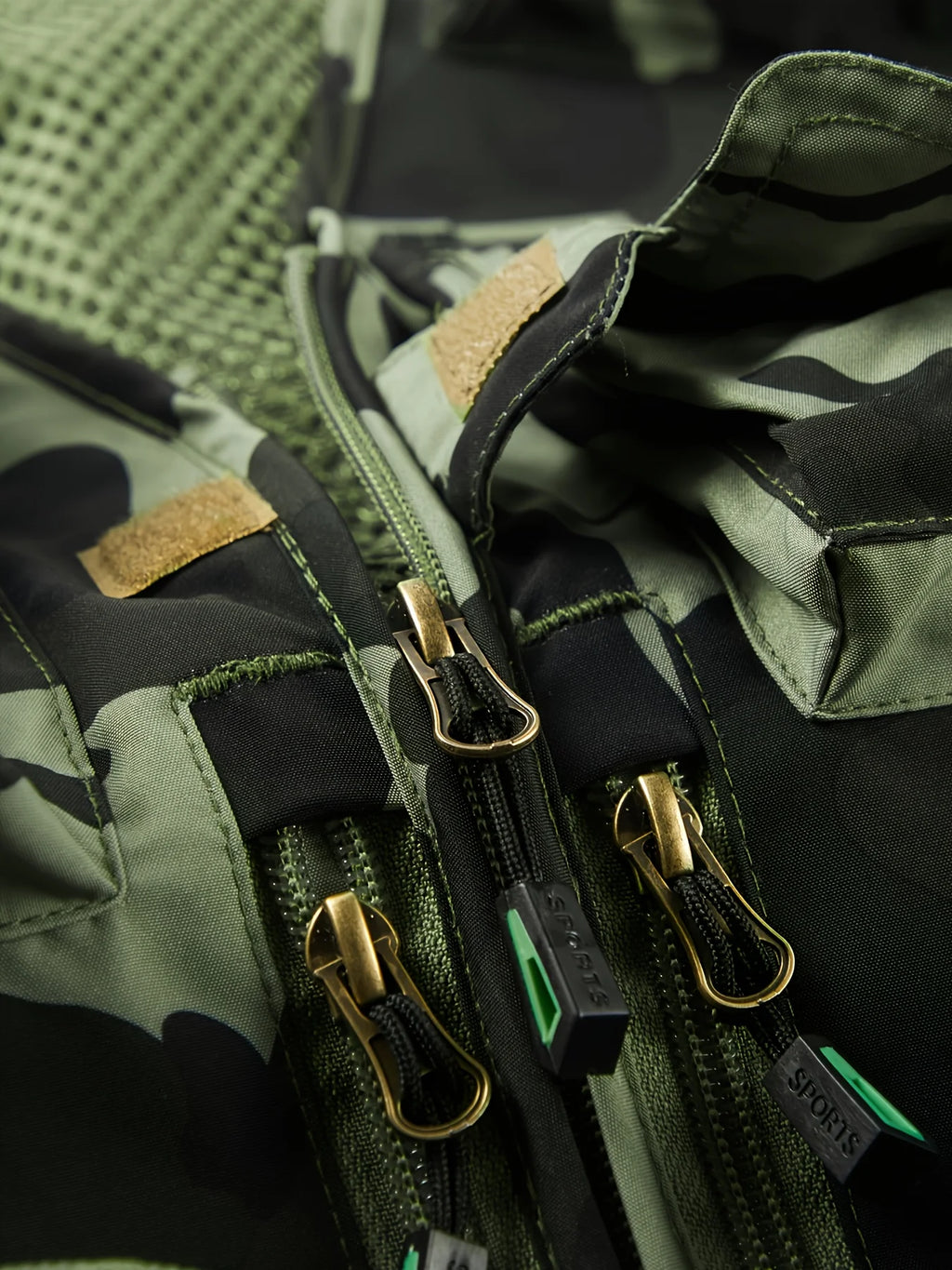 Gilet De Pêche Camouflage Multi-Poches En Maille — photo 7
