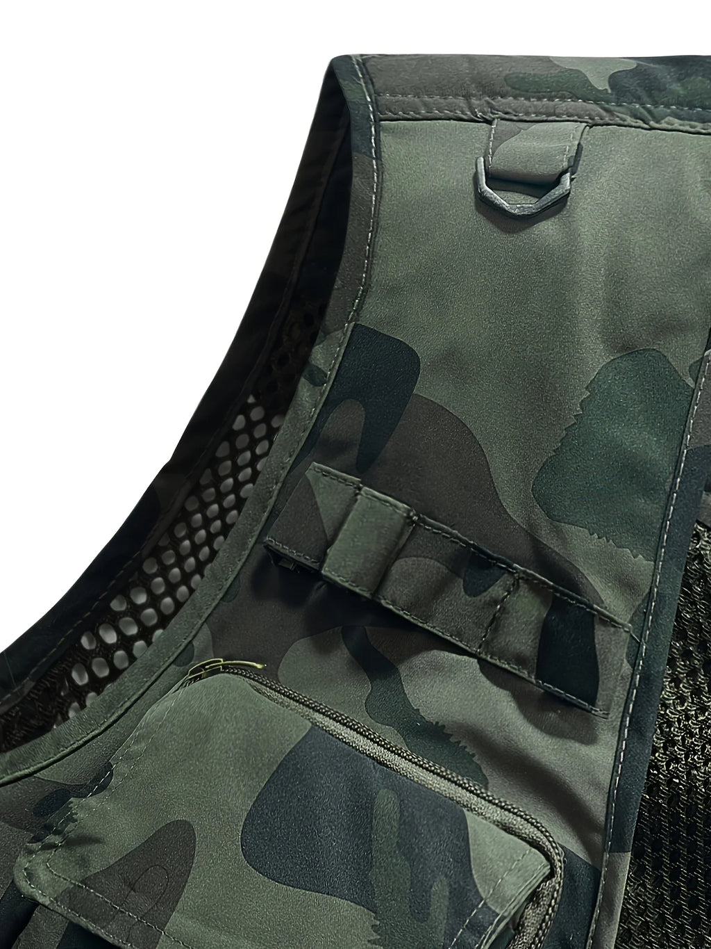 Gilet De Pêche Camouflage Multi-Poches En Maille — photo 8