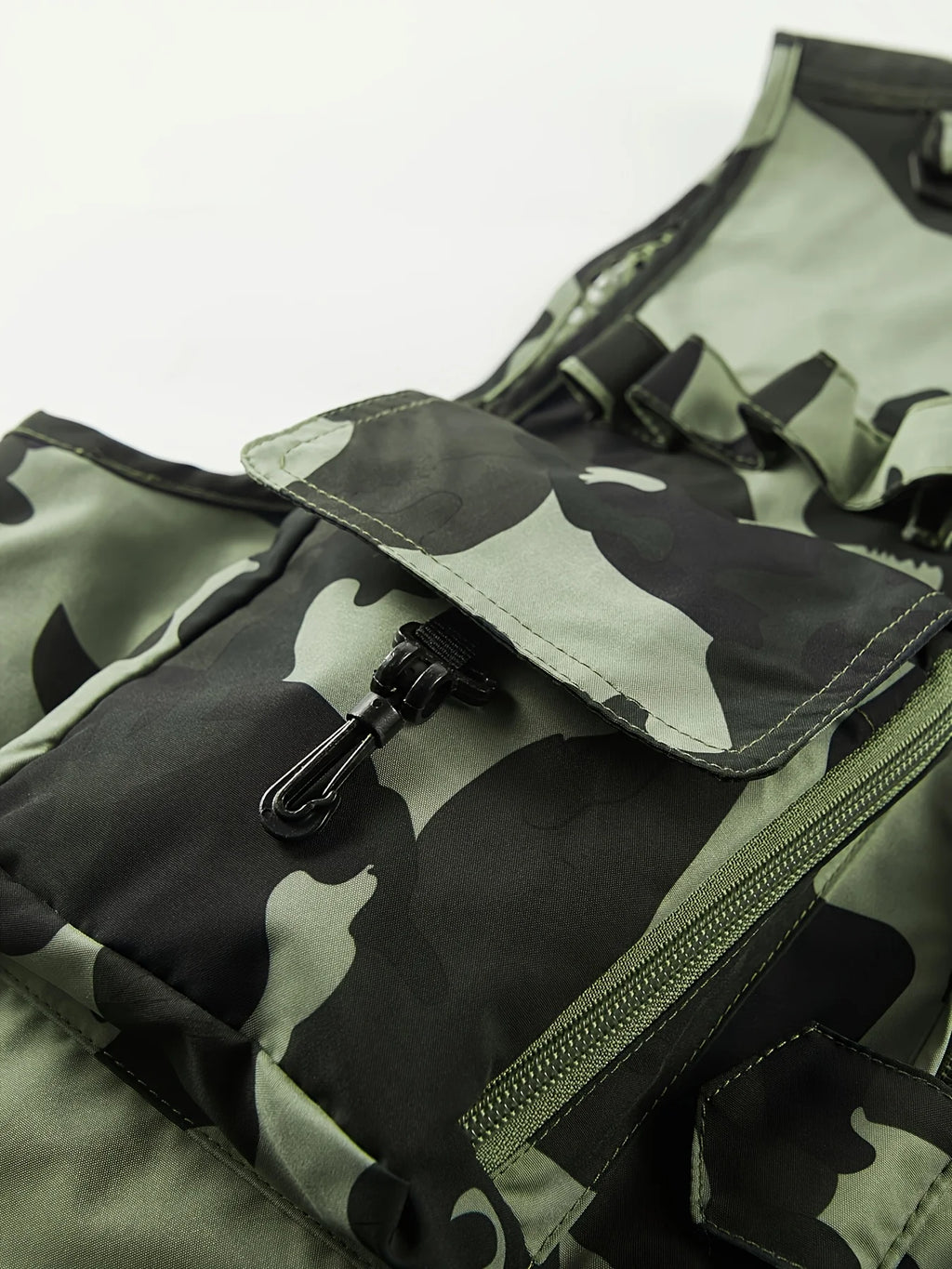 Gilet De Pêche Camouflage Multi-Poches En Maille — photo 9